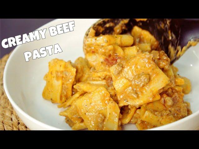 Dinner idea: Creamy Beef Pasta Recipe ready in 30 minutes