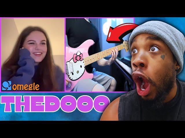 Guitar Student Reacts To THE DOOO Playing Guitar on Omegle 2