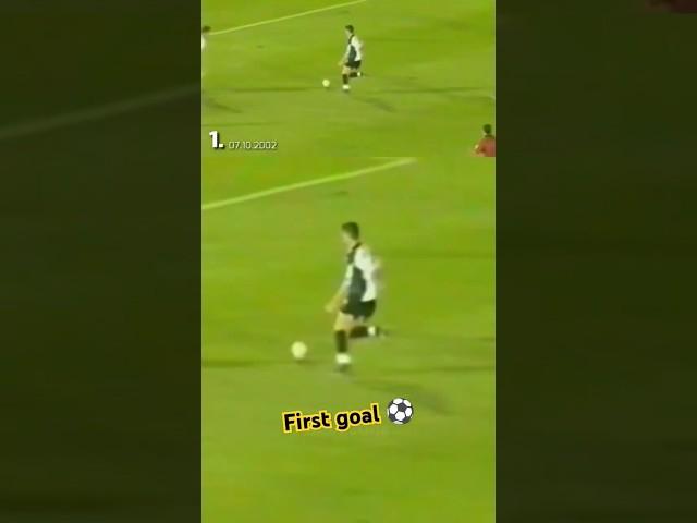 When Cristiano Ronaldo scored  his first goal #cr7 #cristianogoals #football