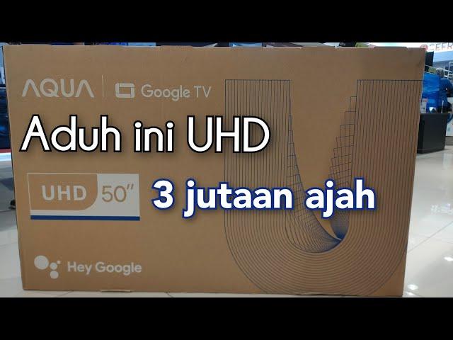 GOOGLE TV 4K UHD CUMA 3 JUTAAN AJAH‼️