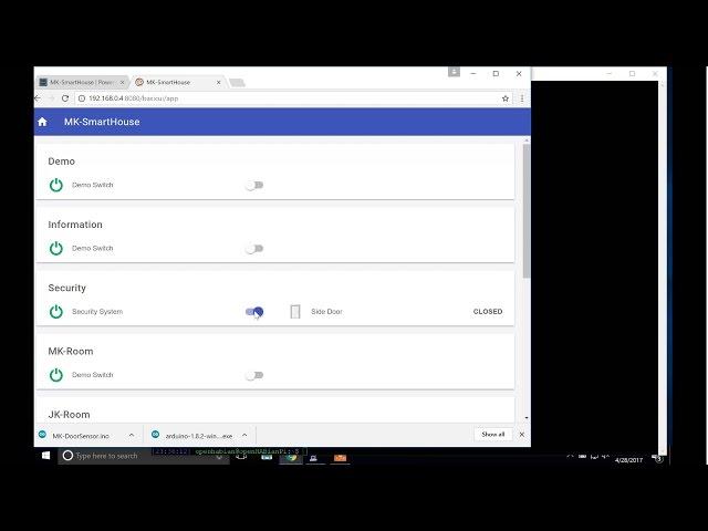 Complete Guide MQTT OpenHAB ESP8266 Door / Window Sensor: Software WINDOWS