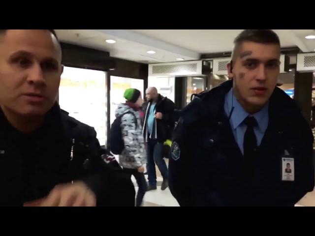 KOMPROMAT.LV. Охранник побил блогера