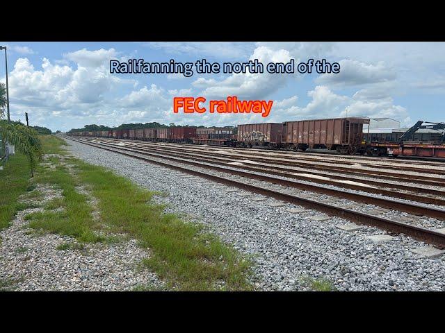 Railfanning the north end of the FEC railway ( a Port St. John Railfan Adventure )