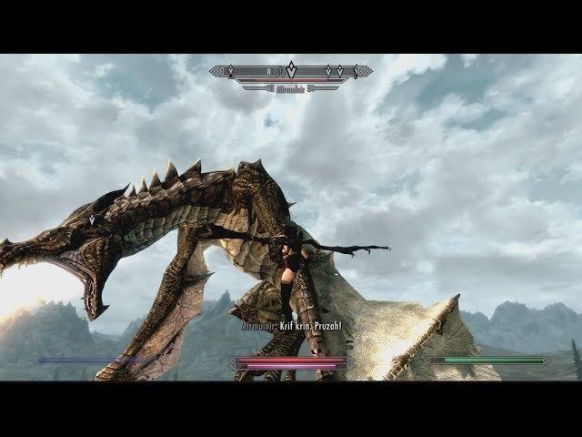 Skyrim as a Succubus サキュバスでスカイリム Dragon Flying Mod 16