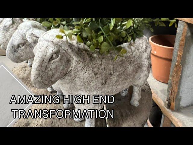 DIY HOME DECOR | Dollar Store Makeover | Viral Sheep Planter