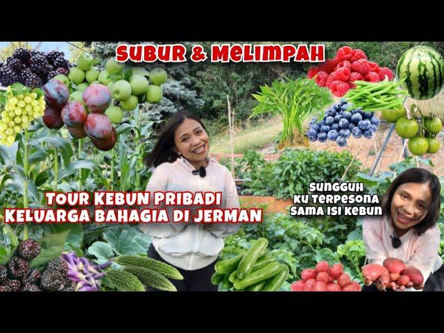 TOUR KEBUN PRIBADI KELUARGA BAHAGIA DI JERMAN, SUBUR DAN MELIMPAHH