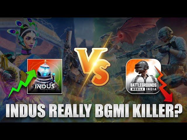 FINALLY INDIAN BATTLE ROYALE INDUS IS HERE! | TOP 10 BGMI VS INDUS COMPARISON | GAMEPLAY, GRAPHICS.