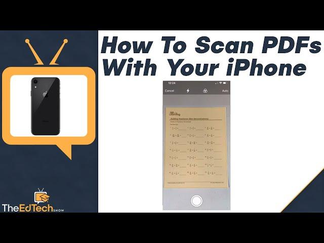 How to Scan PDF Using Your iPhone Notes (Tutorial  For Teachers)