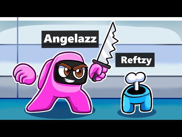 Angelazz and Reftzy Play ROBLOX AMONG US...