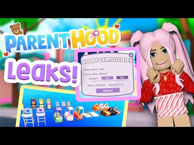  PARENTHOOD BABY TOYS & FURNITURE LEAKS  Confirmed Tea ️ | Roblox Parenthood