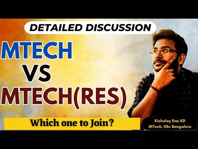 M.Tech vs. M.Tech (Research) – Key Differences & Best Choice Based on Your Rank