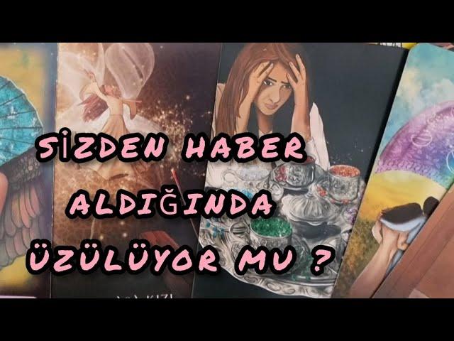 HABERİNİZİ ALDIĞINDA ÜZÜLÜYOR MU ? #tarotfalı #tarot #aklımdakikişitarot #erildişil #benidüşünüyormu