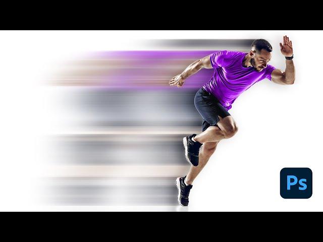 How to create SUPER SPEED EFFECT in Photoshop