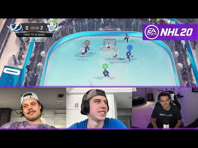 NHL 20 with Auston Matthews and Mitch Marner