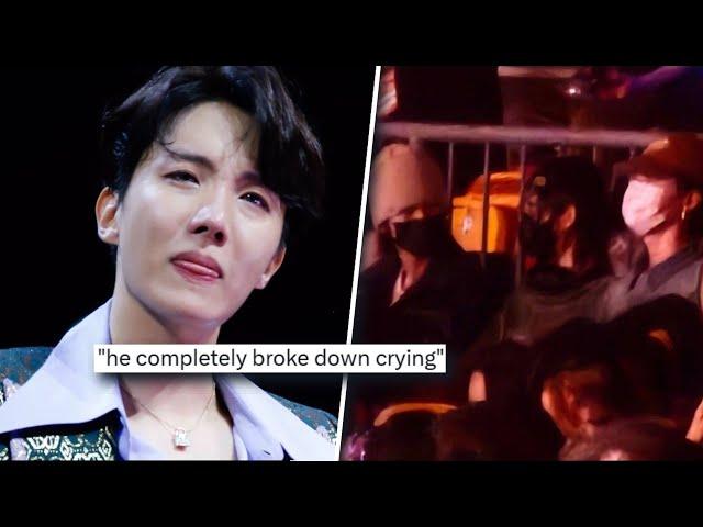 JHope CRIES At His Concert After Seeing V, Jungkook, & Suga? Members Get ATTACKED! POLICE CALLED!