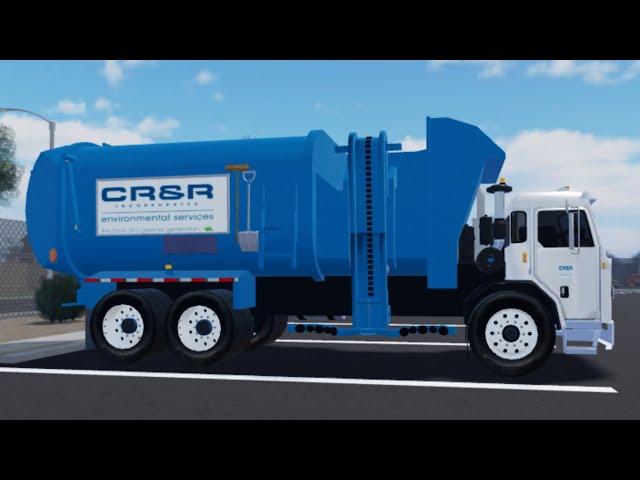 CR&R Environmental Services Peterbilt 520 Diesel Amrep on Trash | Roblox CGFF