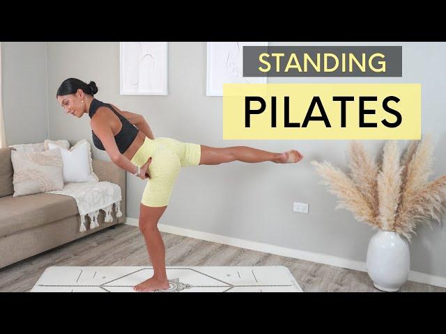 30 MIN STANDING PILATES || Full Body Workout (No Equipment)