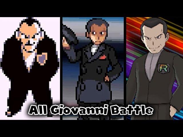 Pokémon Games - Every Leader Giovanni Battles (1996 - 2016)