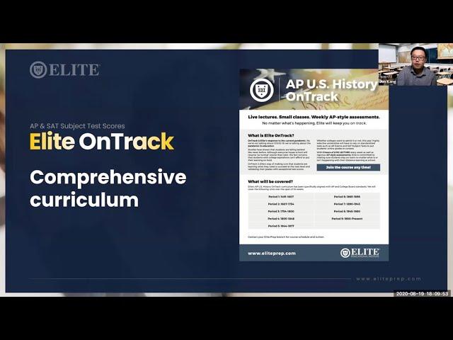 Elite Prep Fall 2020 Programs | How to Make the Most of Your Distance Learning