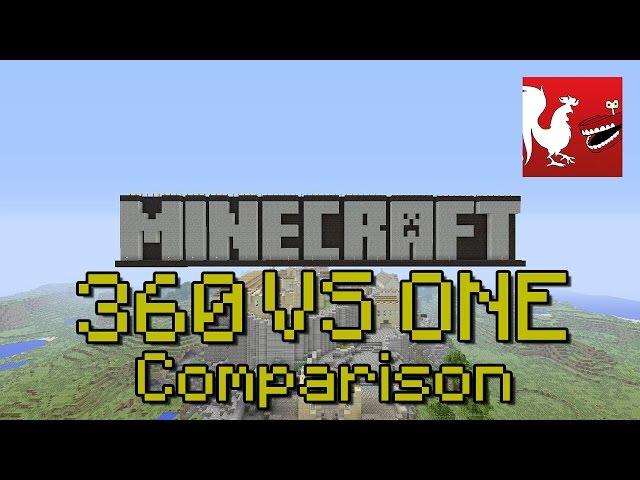 Achievement Hunter Presents - Minecraft - Achievement City 360 vs ONE Comparison | Rooster Teeth