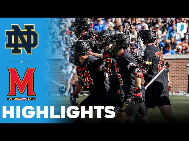 Notre Dame vs Maryland | NCAA College Lacrosse | Highlights - March 01, 2025