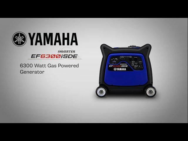 Yamaha EF6300iSDE 6300 Watt Gas Powered Generator