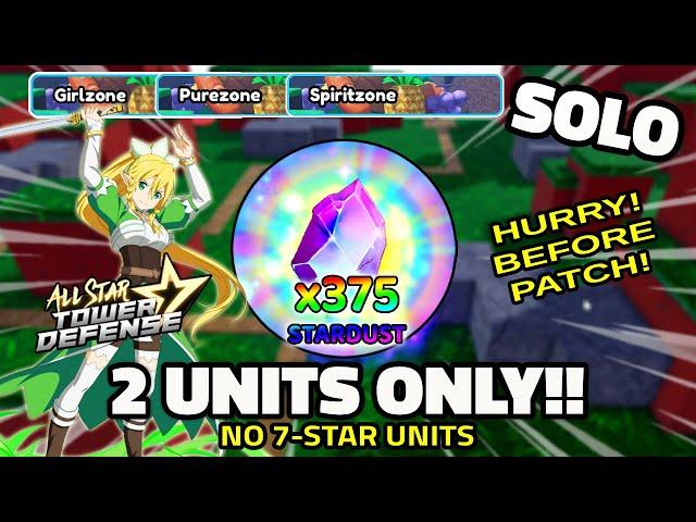 Do This Now Before It Gets Patched! Solo GirlZone PureZone SpiritZone Raids | All Star Tower Defense