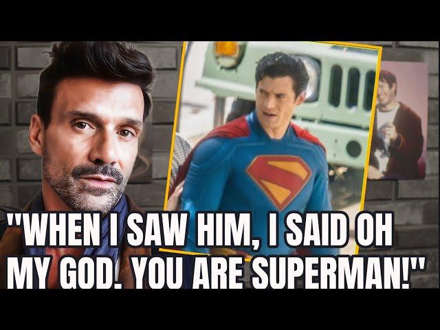 Frank Grillo on why  David Corenswet is the  PERFECT choice to play Superman!