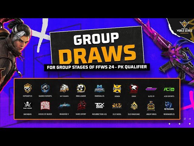 Group Stage Draws - Free Fire World Series - PK