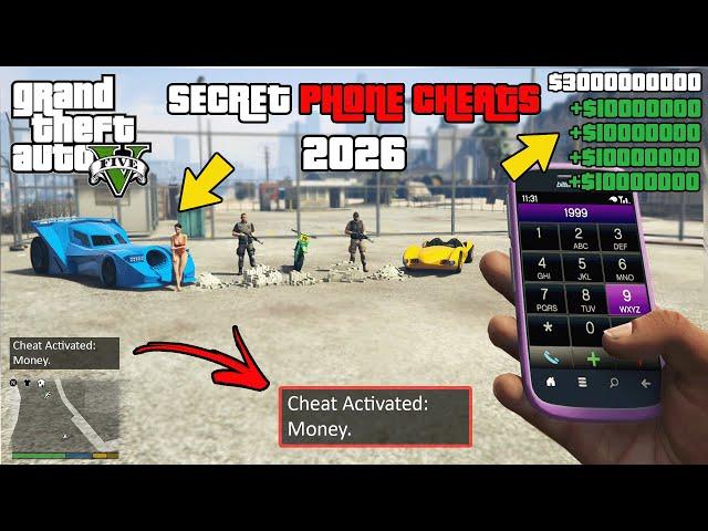 GTA 5 - All New Secret Phone Cheats! (Money Cheat, Girlfriend Cheat & more)