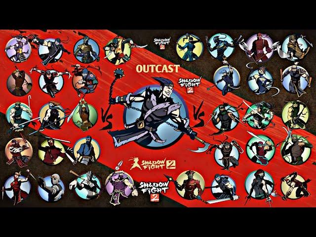 Shadow Fight 2 | Outcast vs All Survival Ninjas