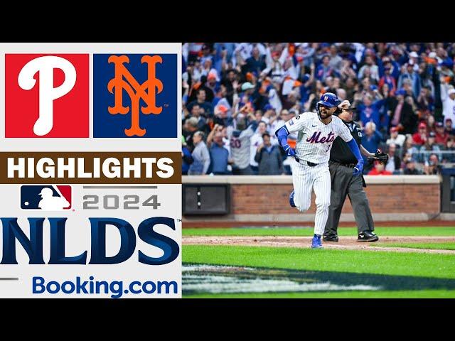 New York Mets vs Philadelphia Phillies Game 3 Full Highlights | NLDS | (10/8/2024)