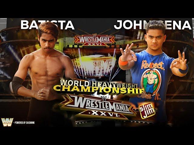 WWE Survivor Series 2024 | John Cena vs Batista  | Backyard Wrestling