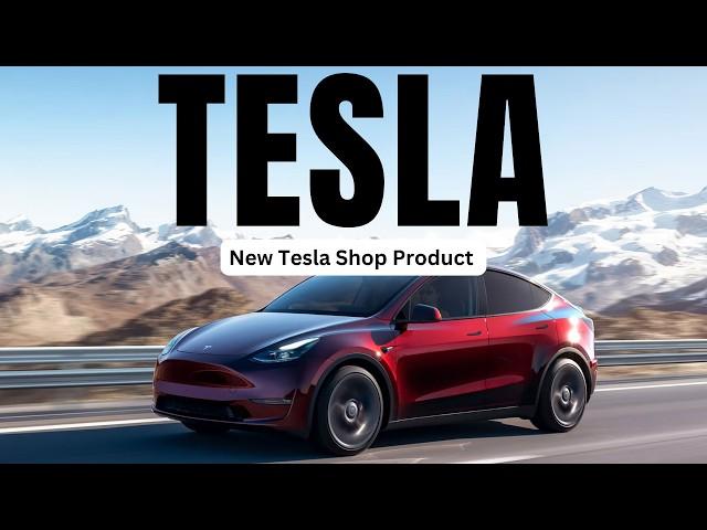 New Tesla Shop Product