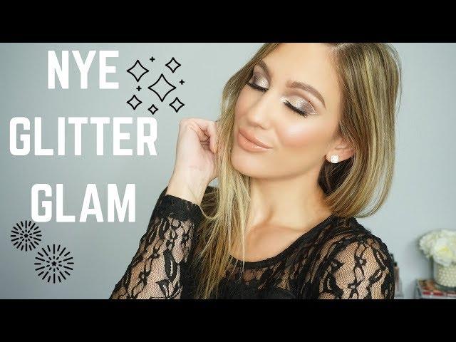 NEW YEARS EVE MAKEUP LOOK │ GLITTER GLAM