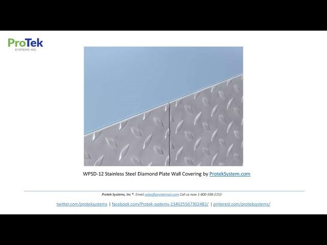 Stainless Steel Wall Coverings - Protek System