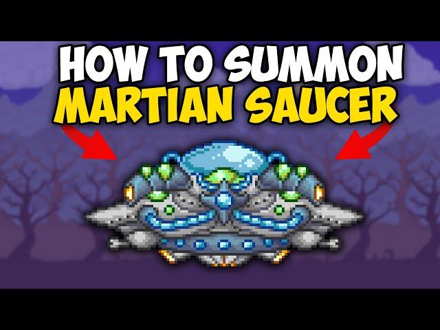 How to Get Martian Saucer in Terraria 1.4.4.9 | Martian Saucer Summon