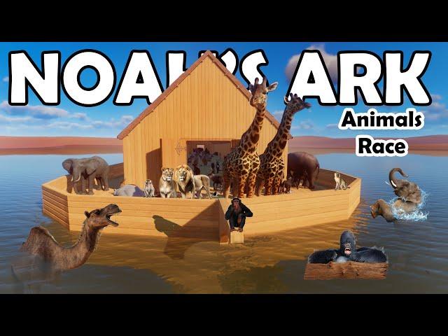 200+ Animals Race in Noah's Ark Planet Zoo included Elephant, Lion, Camel, Crocodile & Tiger