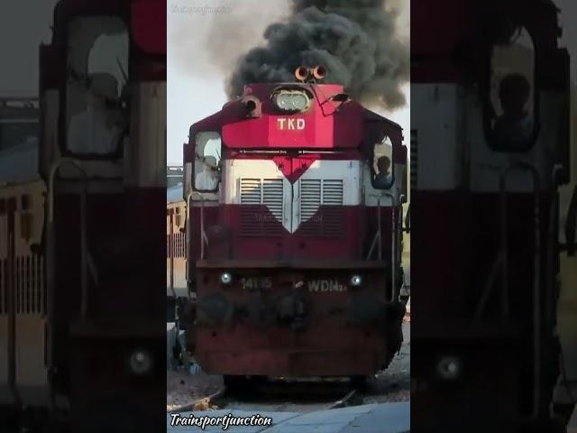 Heavy Smoke By Alco Locomotive