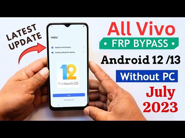 Vivo Y02s FRP Bypass Android 13 Without PC Latest 2023 Update | Reset Option Not Working Fix