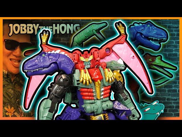 Transformers Legacy MAGMATRON Review - 3 Dinos 1 Robot