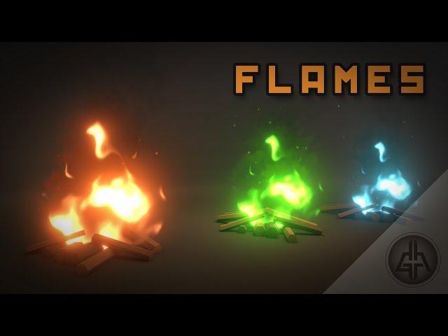 Unity Shader Graph - Fire Flames Shader Tutorial