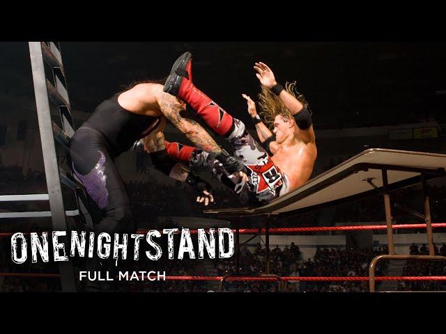 FULL MATCH - Undertaker vs Edge - World Heavyweight Championship TLC Match: WWE One Night Stand 2008