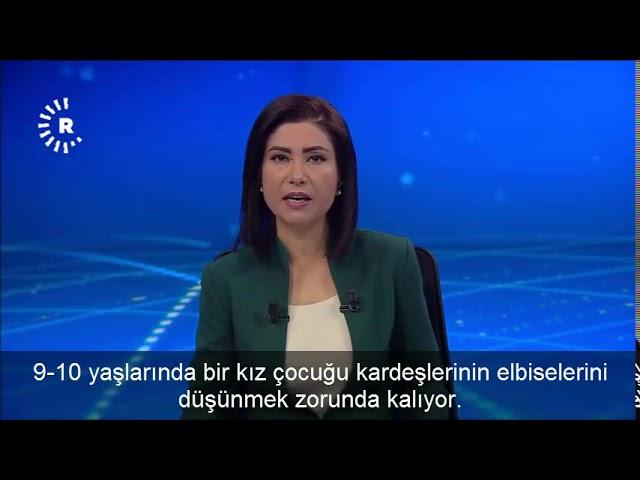 Rûdaw sunucusu Hêvîdar Zana, Tuzhurmatulu çocuklarının yaşadıklarını anlatırken duygulu anlar yaşadı