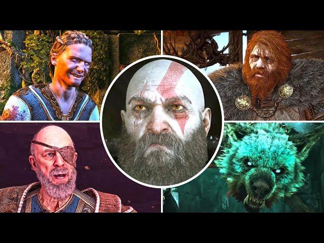 God of War Ragnarok - All Bosses (GMGOW NG+ No Damage)