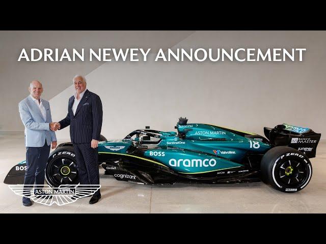 Adrian Newey joins Aston Martin Aramco Formula One® Team | Live from the AMR Technology Campus