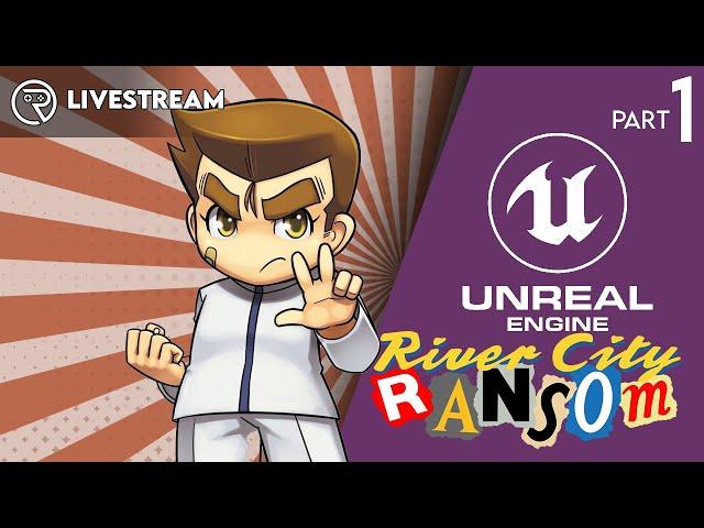 Remaking River City Ransom in Unreal Engine 5 Livestream #2