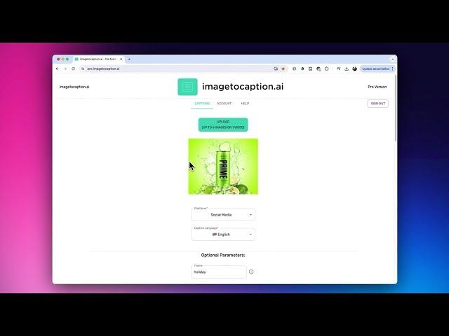 Getting started with imagetocaption.ai - Custom brand voice