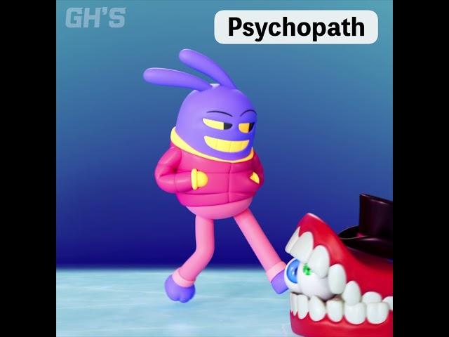 NORMAL vs PSYCHOPATH 4 - THE AMAZING DIGITAL CIRCUS (TADC) | GH'S ANIMATION