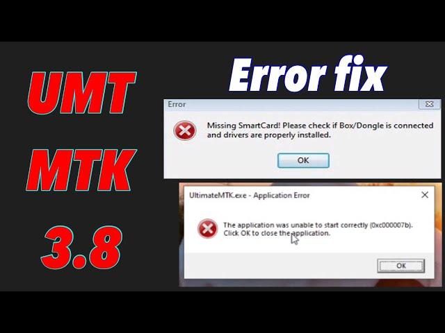 Umt 3.8 error | umt dongle setup | libusb driver install | Umt support access not working